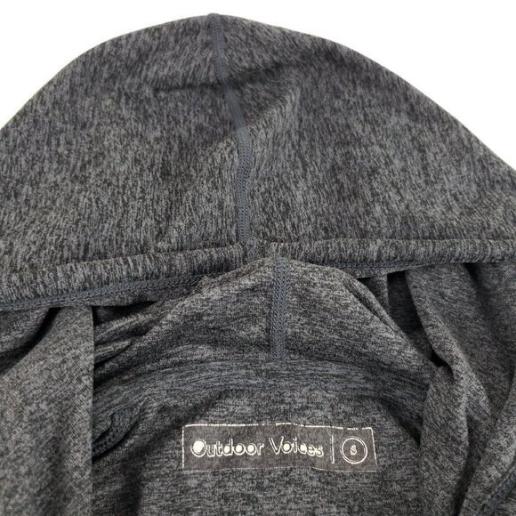 Outdoor Voices All Day Cloudknit Hoodie Gray Womens Small Sweatshirt Pullover - Picture 9 of 11